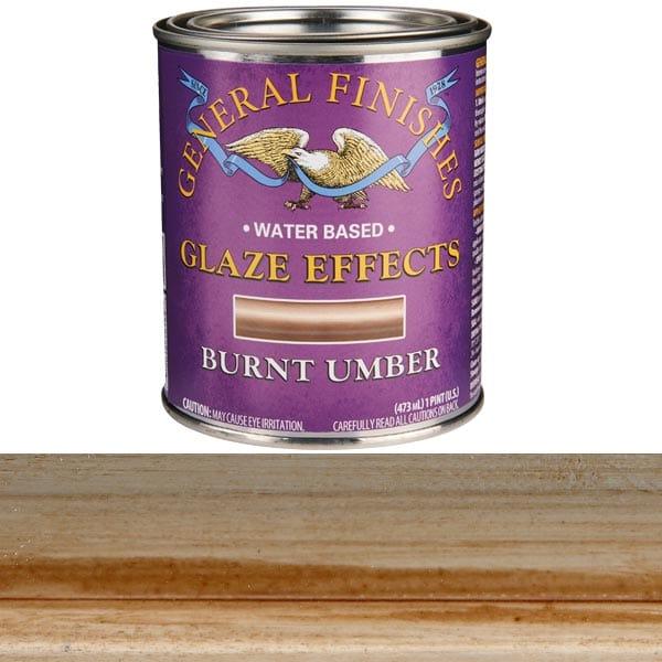 Glaze Effects - Water Based - Pint - Color:Burnt Umber